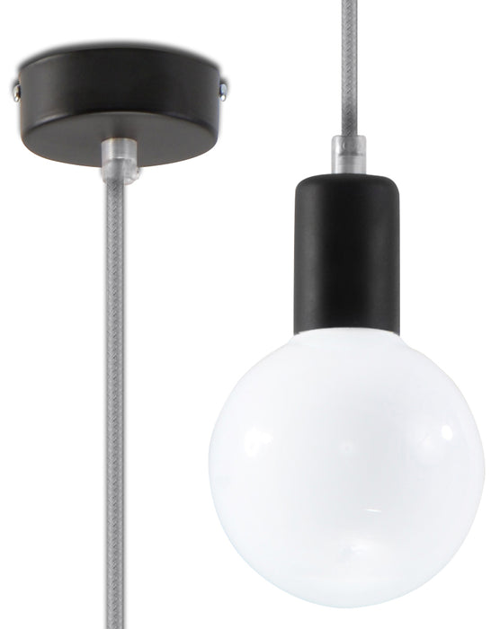 Pendant lamp TRES black