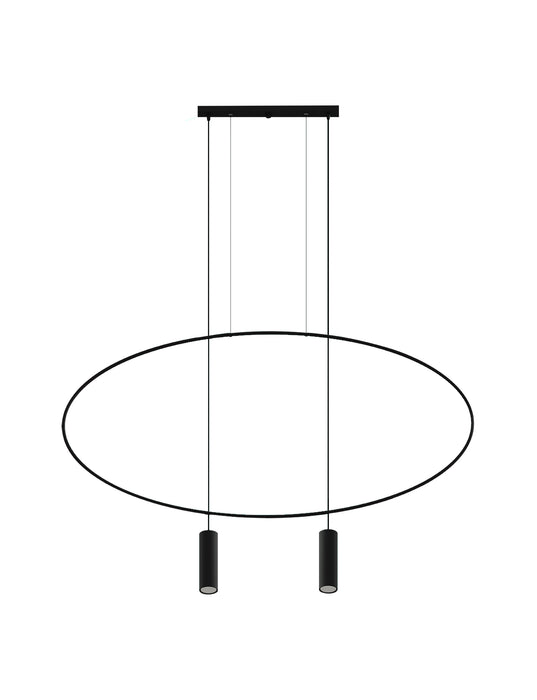 Pendant lamp SIRKEL 45 black