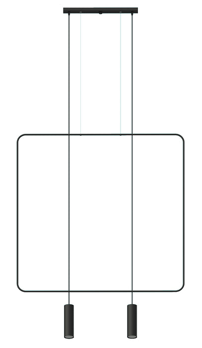 Pendant lamp HOLAR 1 black