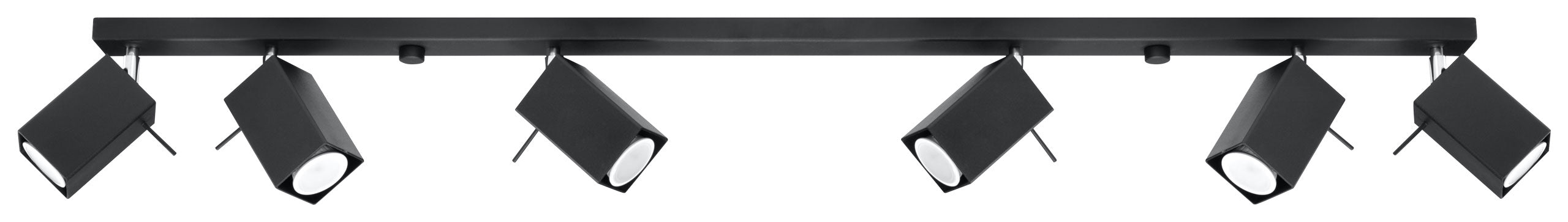Plafond NERO 2 black/chrome