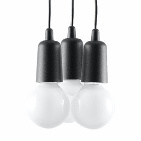 Pendant lamp UMBERTO black