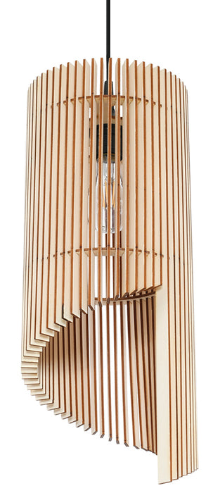 Pendant lamp POMPELMO natural wood