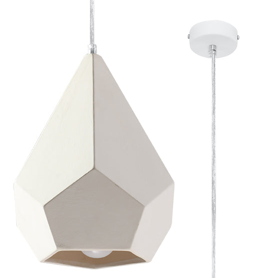 Wall lamp ceramic LEO black