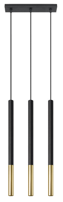 Pendant lamp MOZAICA 1 black/copper
