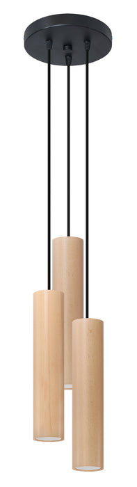Pendant lamp LINO 2 wood