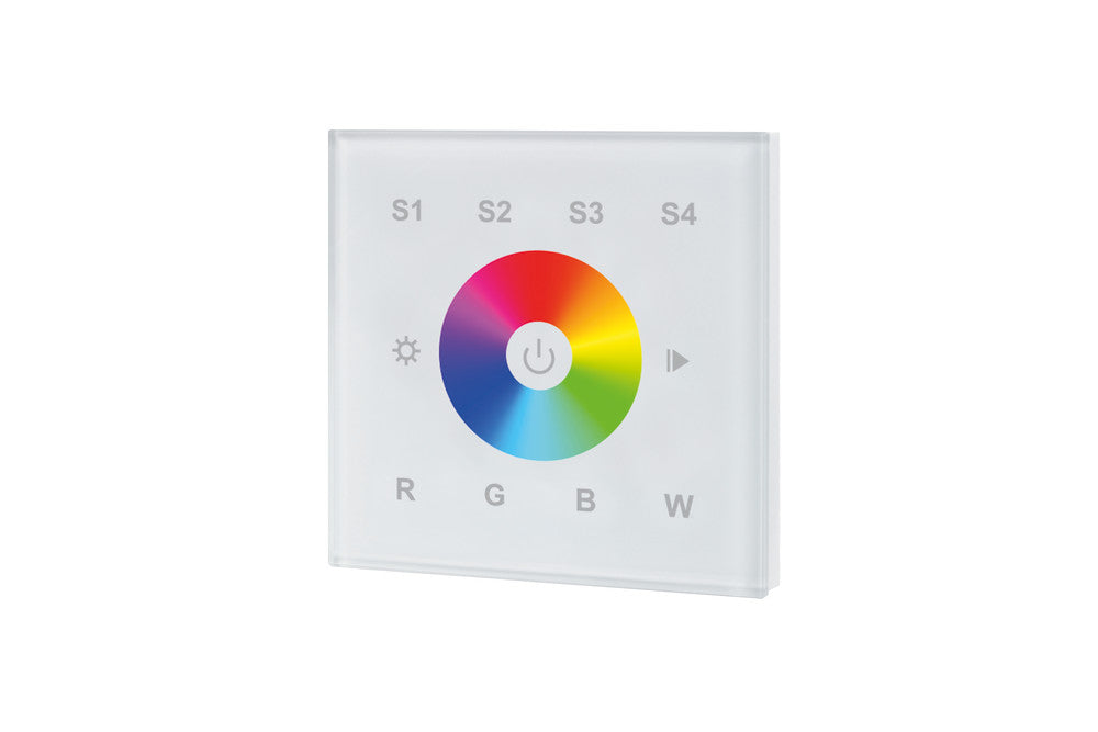RF WALL MOUNT TOUCH REMOTE RGBW 1 ZONE 100-240 AC INPUT WHITE INTEGRAL