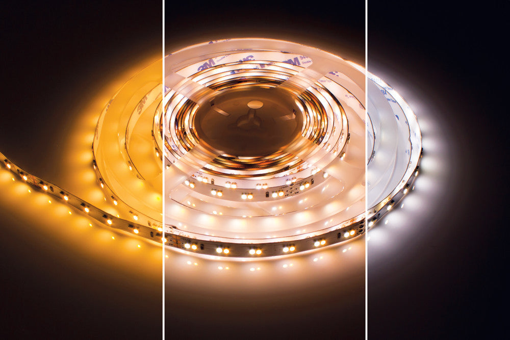 STRIP IP20 5M 2400K TO 6000K 24V 9.6W/M MAX 600LM/M 120LED/M 10MM WIDTH 115 BEAM BAG PACK INTEGRAL