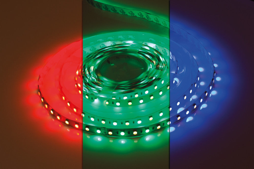 STRIP IP33 5M RGB+W 4000K 24V 12W/M 72LED/M 12MM WIDTH 115 BEAM BAG PACK INTEGRAL