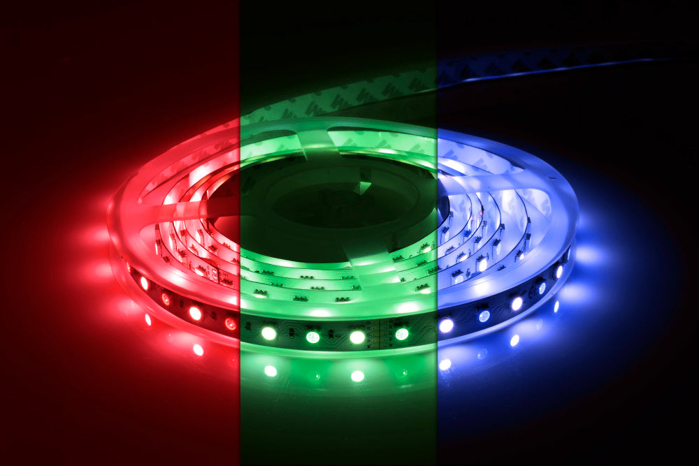 STRIP IP33 5M RGB+W 7000K 24V 12W/M 72LED/M 12MM WIDTH 115 BEAM BAG PACK INTEGRAL