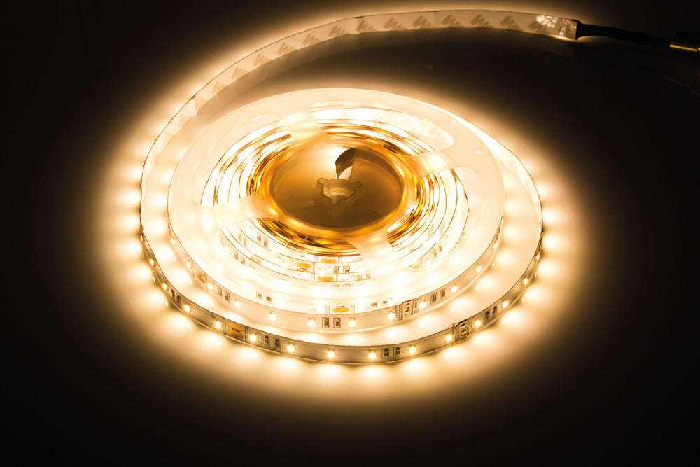 STRIP IP33 5M 3000K 24V 12W/M 910LM/M 60LED/M 10MM WIDTH 115 BEAM BAG PACK RUN UP TO MAX 10M INTEGRAL