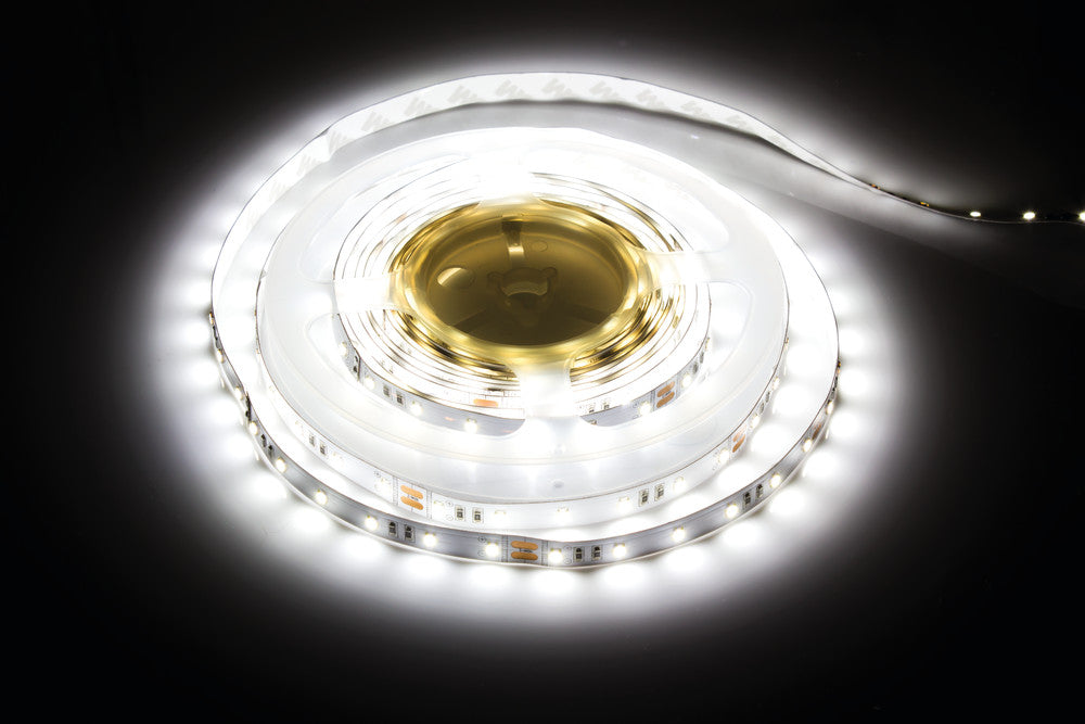 STRIP IP33 5M 6500K 24V 12W/M 1000LM/M 60LED/M 10MM WIDTH 115 BEAM BAG PACK RUN UP TO MAX 10M INTEGRAL