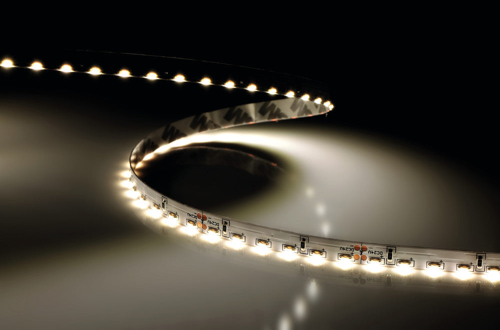 SIDE-EMITTING STRIP IP20 5M 2700K 12V 7W/M 540LM/M 96LED/M 8MM WIDTH 115 BEAM BAG PACK INTEGRAL