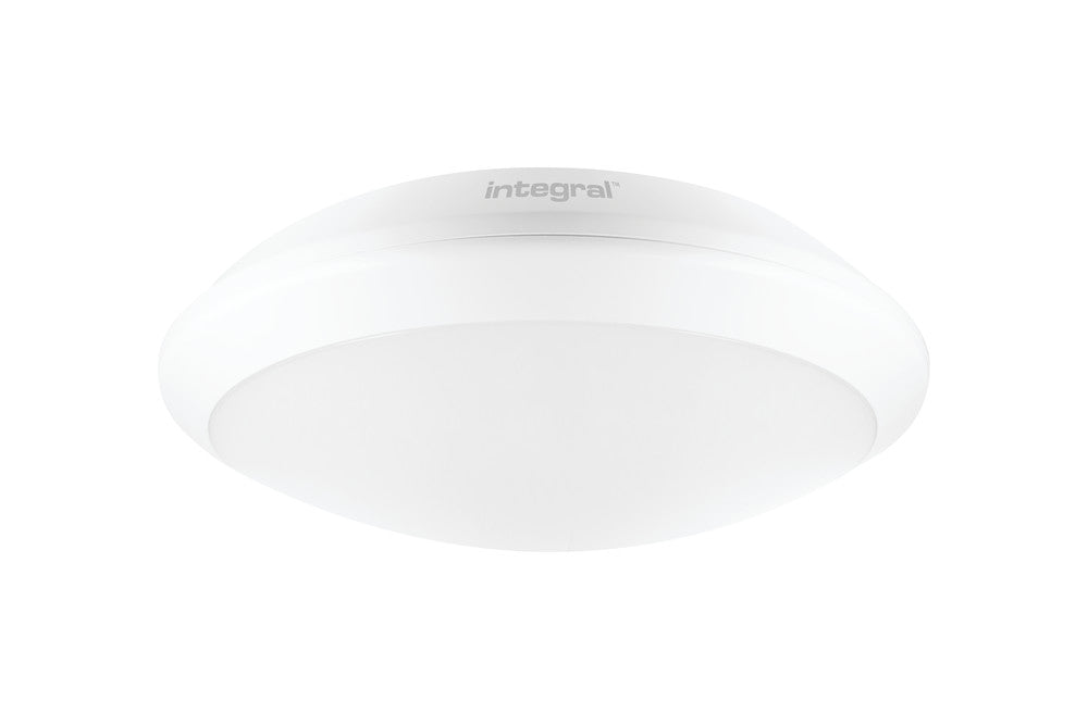 TOUGH SHELL+ BULKHEAD EMERGENCY 3HR 308MM DIA IP66 1400LM 15W 4000K IK10 110 BEAM NON-DIMM WHITE 93LM/W INTEGRAL
