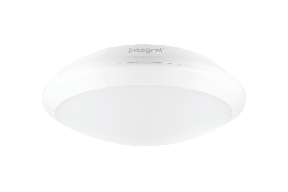 TOUGH SHELL+ BULKHEAD MICROWAVE SENSOR 350MM DIA IP66 2500LM 24W 4000K IK10 120 BEAM NON-DIMM WHITE 104LM/W INTEGRAL