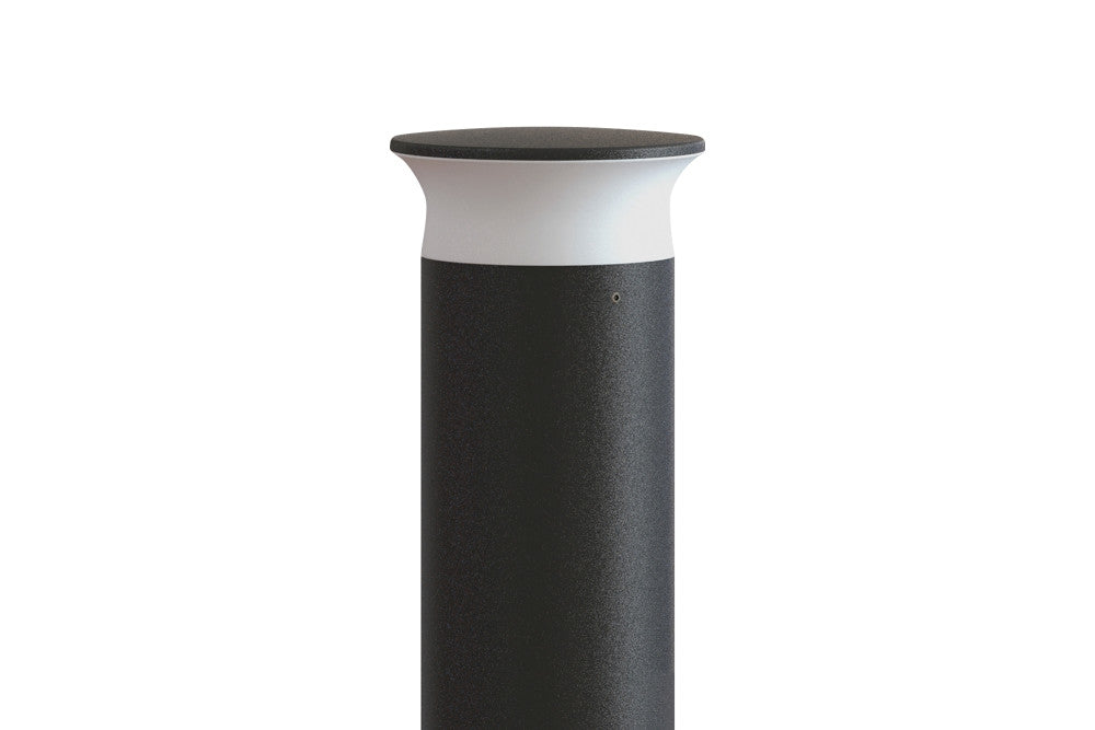 OUTDOOR BOLLARD IK08 800MM IP65 420LM 9W 3000K DARK GREY INTEGRAL