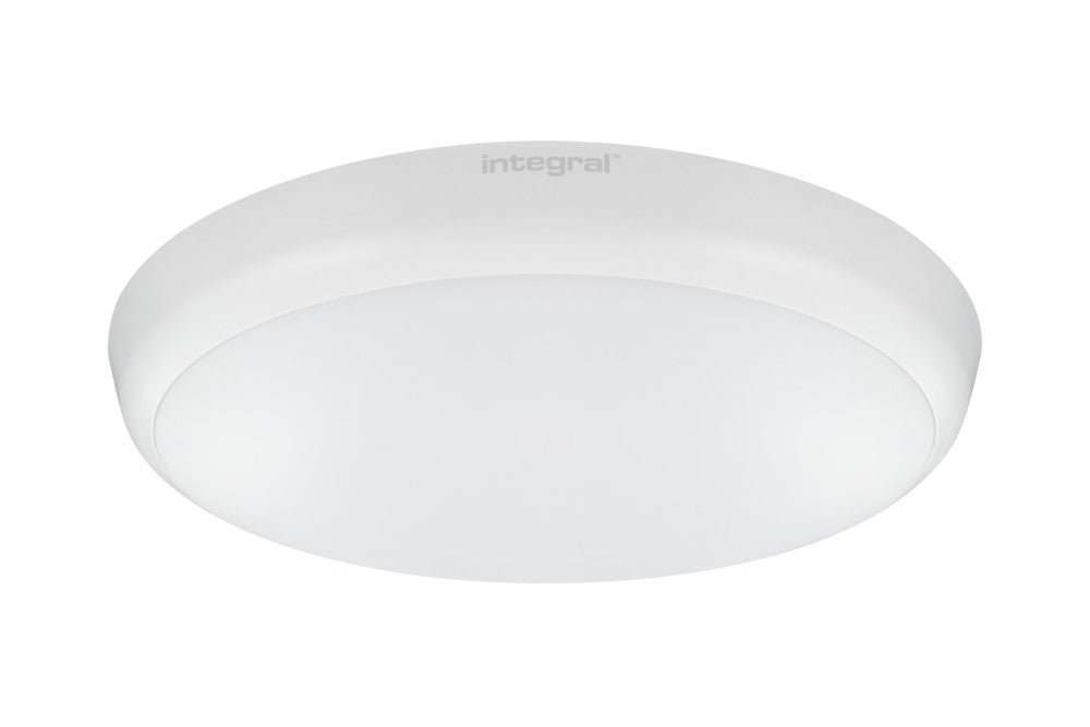 SLIMLINE CEILING/WALL LIGHT EMERGENCY 3HR 300MM DIA IP54 1584LM 18W 4000K IK10 120 BEAM NON-DIMM WHITE 88LM/W INTEGRAL