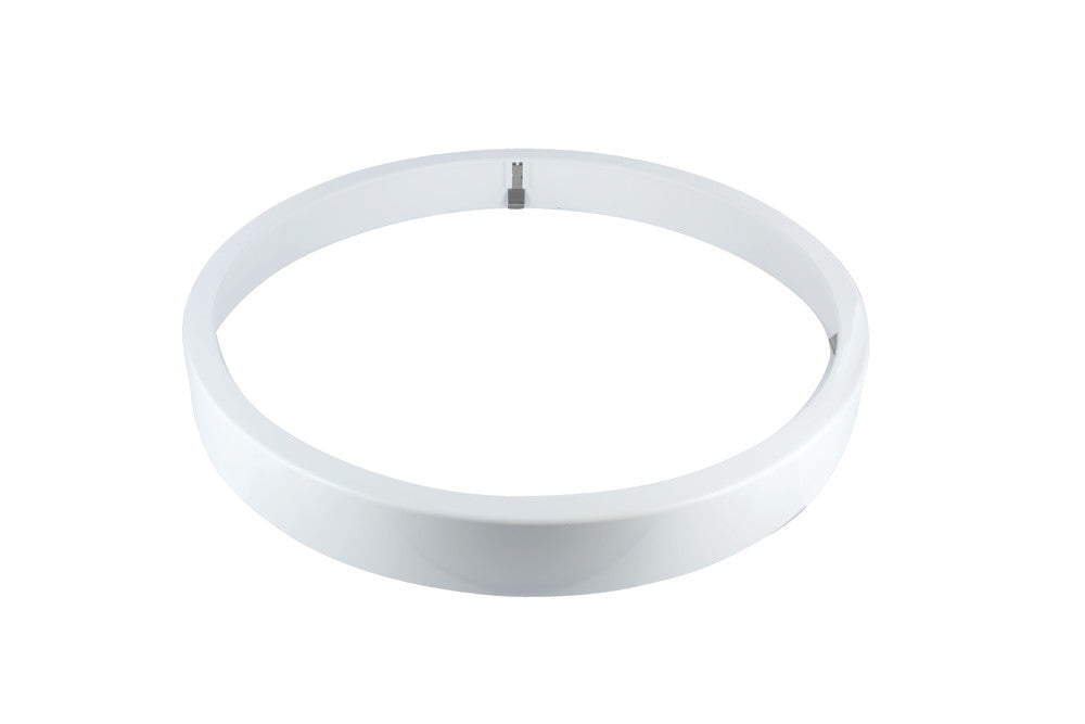 VALUE+ TRIM RING FOR CEILING/WALL LIGHT 300MM DIA WHITE INTEGRAL