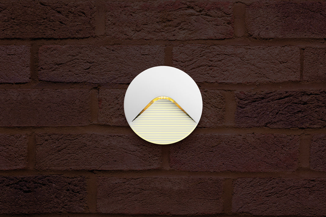 OUTDOOR DECORATIVE WALL LIGHT PATHLUX STEP IP65 100LM 2.2W 3000K DOWN LIGHT WHITE INTEGRAL