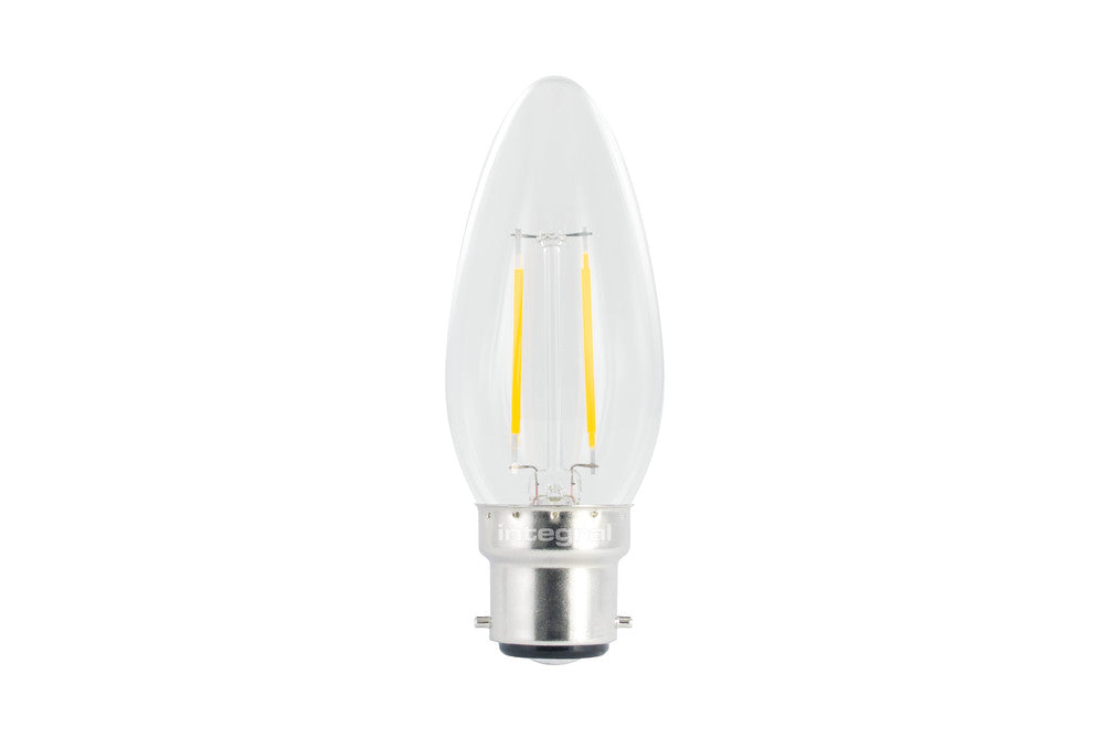OMNI FILAMENT CANDLE BULB B22 250LM 2.0W 2700K NON-DIMM 300 BEAM INTEGRAL