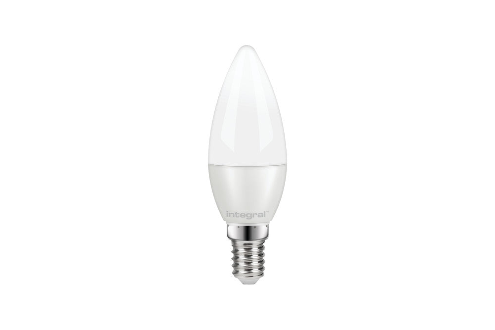 CANDLE BULB E14 500LM 5W 5000K DIMMABLE 280 BEAM FROSTED INTEGRAL