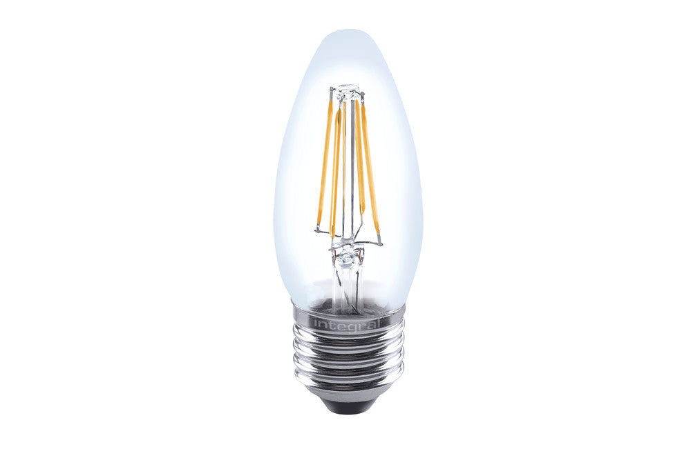 OMNI FILAMENT CANDLE BULB E27 470LM 4.2W 2700K NON-DIMM 320 BEAM CLEAR INTEGRAL