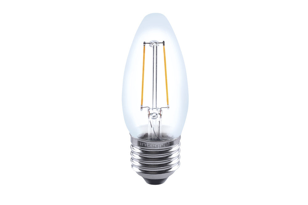 OMNI FILAMENT CANDLE BULB E27 250LM 2W 2700K NON-DIMM 330 BEAM CLEAR INTEGRAL