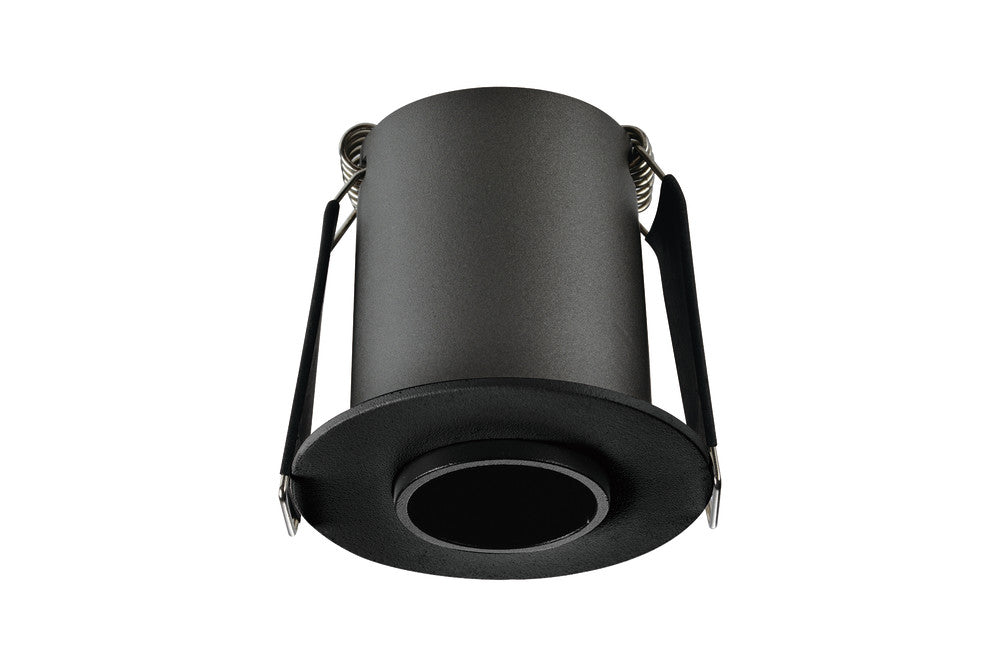 HI-BRITE DOWNLIGHT 45MM CUTOUT 9W 550LM 63LM/W 4000K 30 BEAM NON-DIMM FINISH-A BLACK INTEGRAL