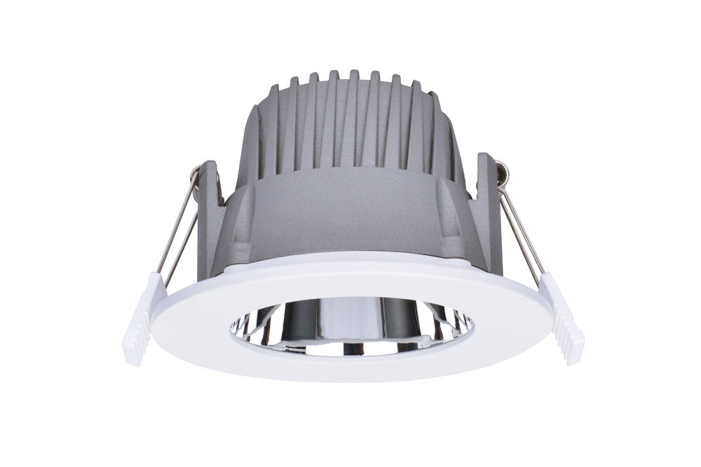 RECESS PRO DOWNLIGHT 90MM CUTOUT 10W 950LM 95LM/W 3000K 65 BEAM IP44 NON-DIMM WHITE
