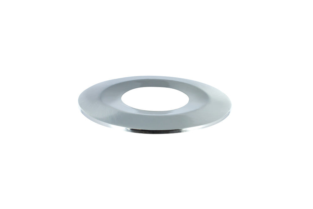 LOW-PROFILE FIRE RATED DOWNLIGHT SATIN NICKEL BEZEL INTEGRAL
