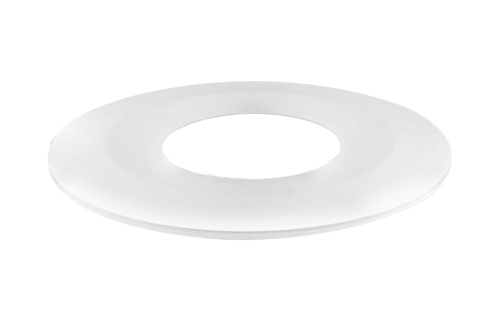 LOW-PROFILE FIRE RATED DOWNLIGHT WHITE BEZEL INTEGRAL