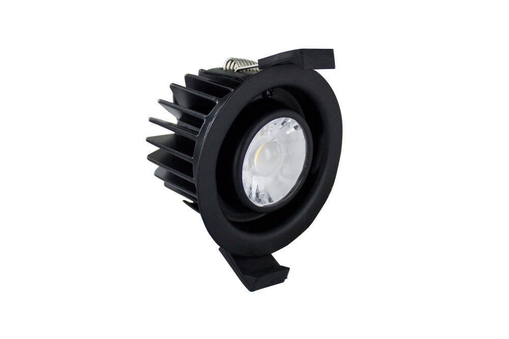 LOW-PROFILE FIRE RATED DOWNLIGHT 70-75MM CUTOUT IP65 510LM 6W 3000K 38 BEAM DIMMABLE 85LM/W NO BEZEL INTEGRAL