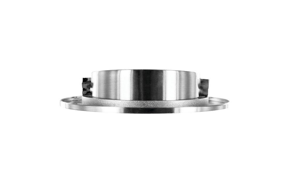 LUXFIRE FIRE RATED TILTABLE DOWNLIGHT SATIN NICKEL BEZEL INTEGRAL