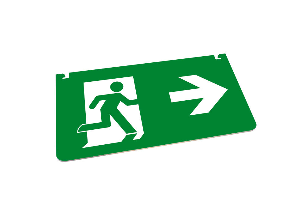 EMERGENCY LEGEND RIGHT ARROW for 26M EM EXIT SIGN INTEGRAL