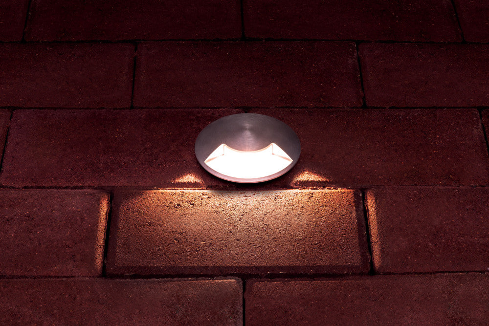 OUTDOOR IN GROUND UPLIGHT WITH H2O STOP IP67 45LM 4.5W 3000K PATHLIGHT 1 WAY STAINLESS STEEL INTEGRAL