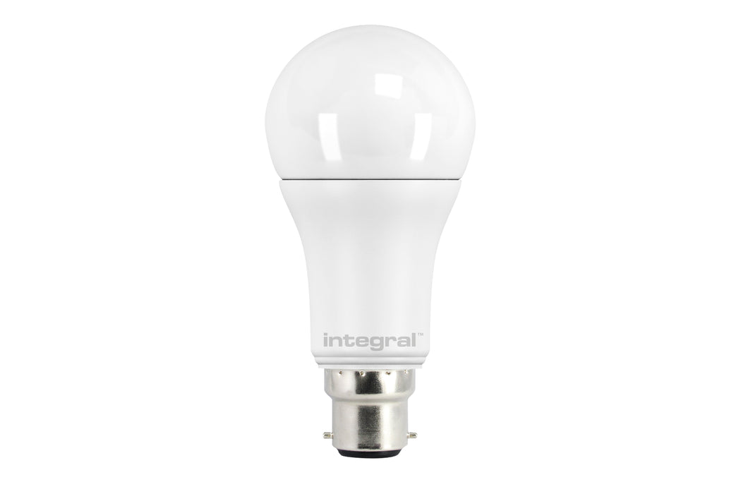GLS BULB B22 1055LM 10.5W 2700K DIMMABLE 220 BEAM FROSTED INTEGRAL