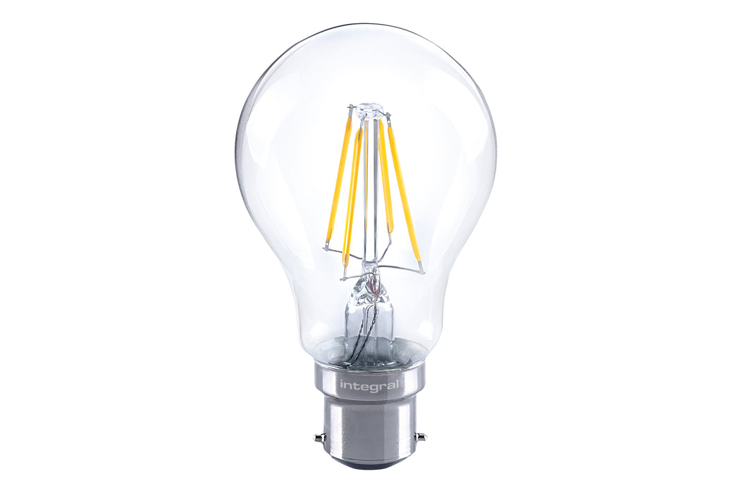 OMNI FILAMENT GLS BULB B22 470LM 4.2W 2700K DIMMABLE 320 BEAM CLEAR FULL GLASS INTEGRAL