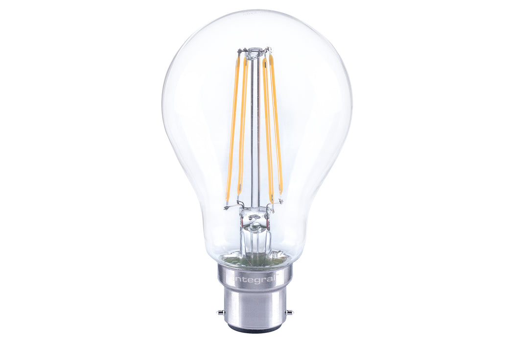 OMNI FILAMENT GLS BULB B22 806LM 7.3W 2700K DIMMABLE 320 BEAM CLEAR FULL GLASS INTEGRAL