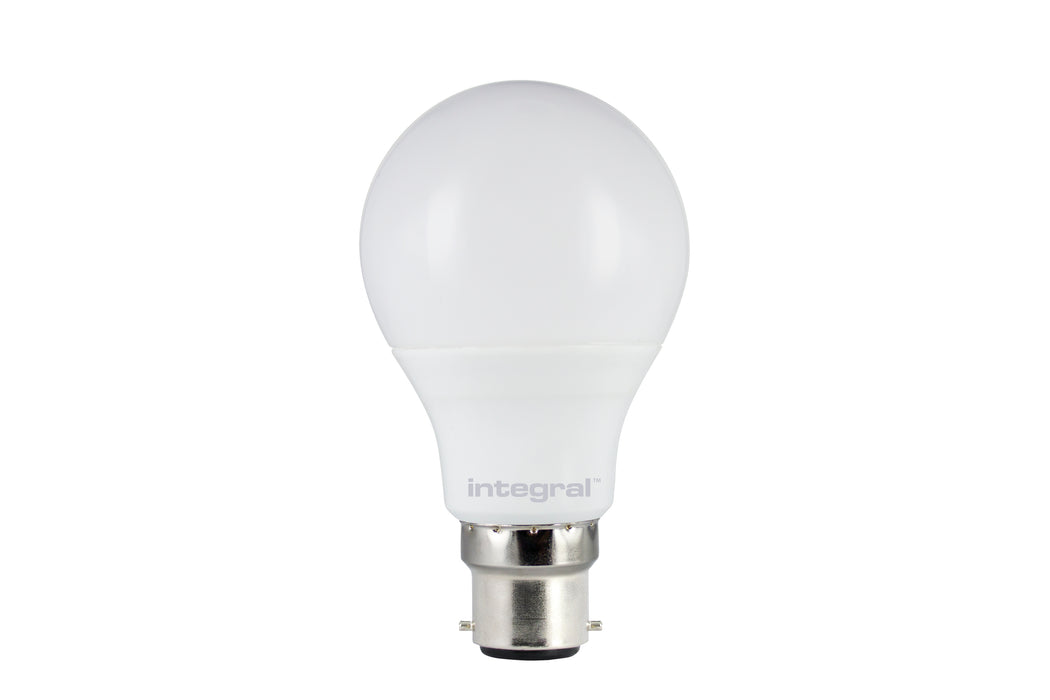 GLS BULB B22 500LM 6W 5000K NON-DIMM 220 BEAM FROSTED INTEGRAL