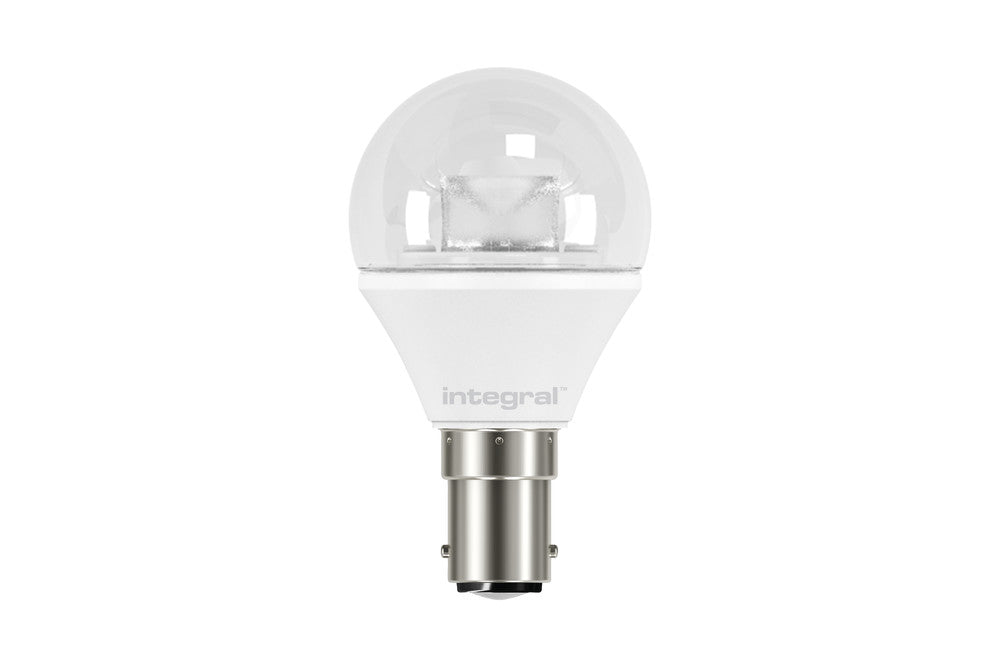 GOLF BALL BULB B15 250LM 3.4W 2700K NON-DIMM 240 BEAM CLEAR INTEGRAL