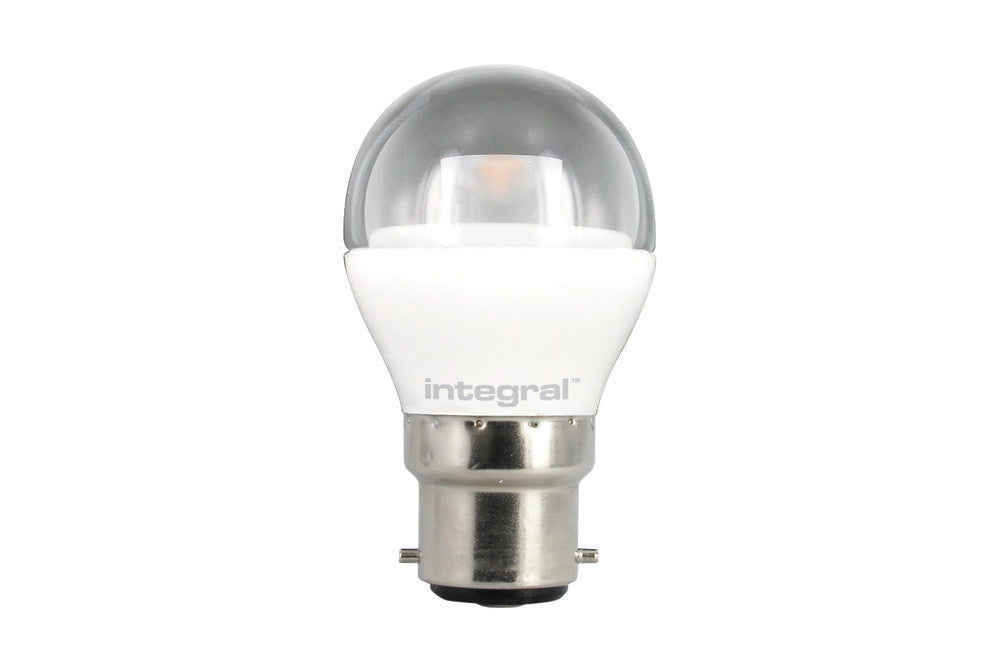 GOLF BALL BULB B22 250LM 3.4W 2700K NON-DIMM 240 BEAM CLEAR INTEGRAL