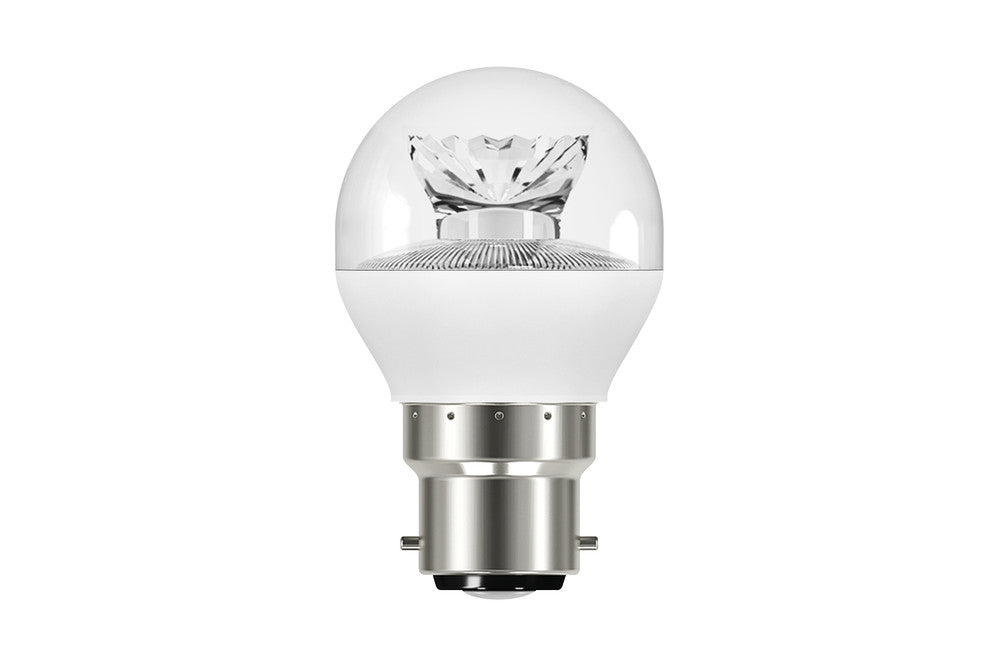 GOLF BALL BULB B22 470LM 5.4W 2700K NON-DIMM 240 BEAM CLEAR INTEGRAL