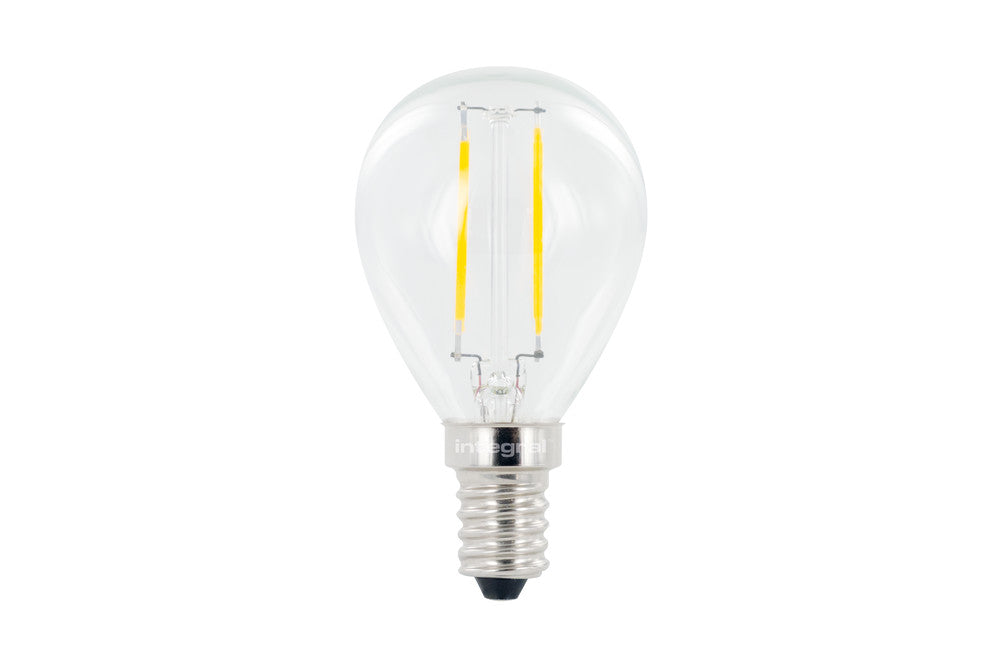OMNI FILAMENT GOLF BALL BULB E14 250LM 2W 2700K NON-DIMM 300 BEAM CLEAR INTEGRAL