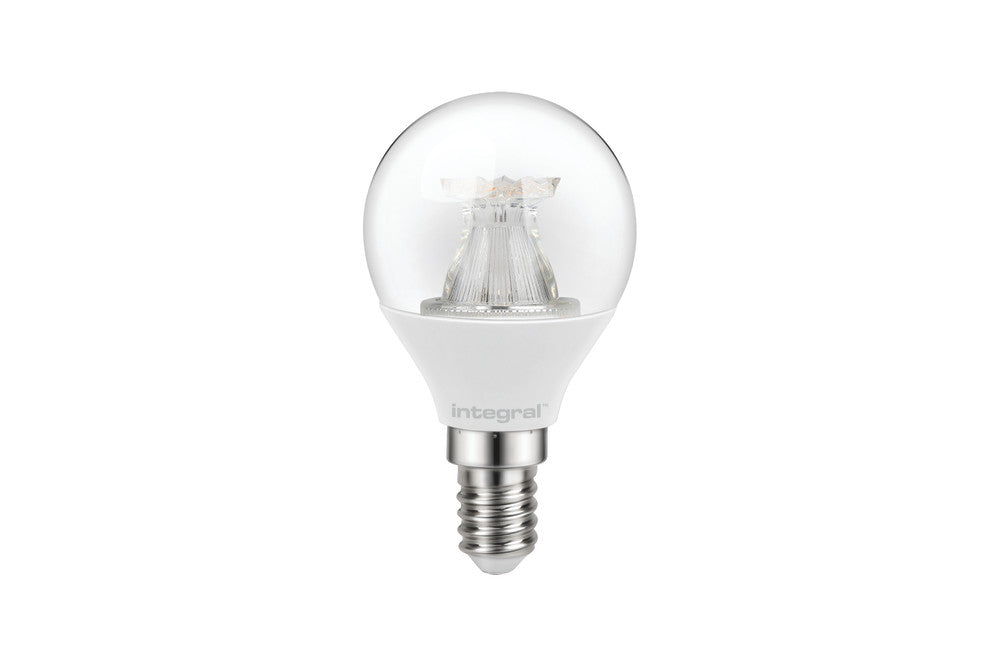 GOLF BALL BULB E14 250LM 3.4W 2700K NON-DIMM 240 BEAM CLEAR INTEGRAL