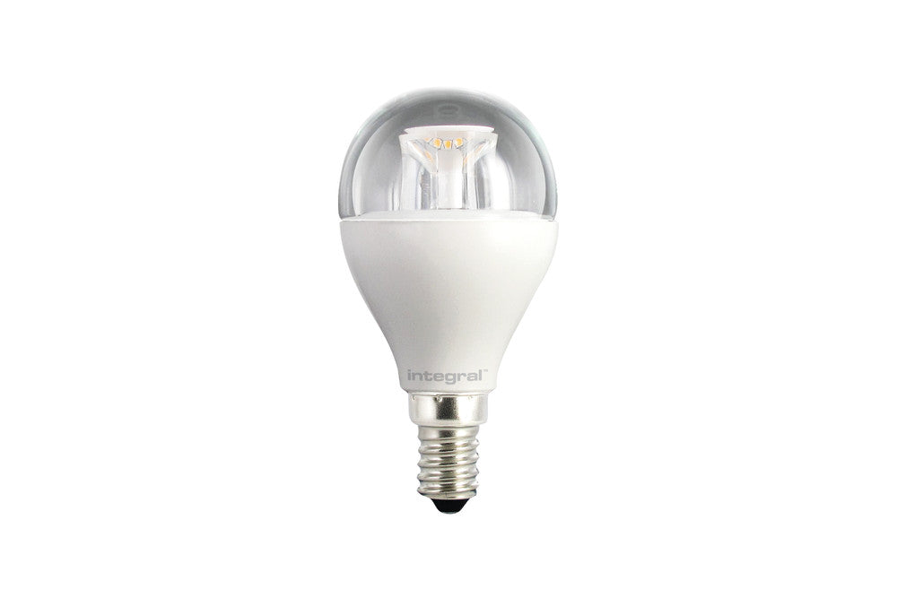 GOLF BALL BULB E14 470LM 5.5W 2700K NON-DIMM 240 BEAM CLEAR INTEGRAL