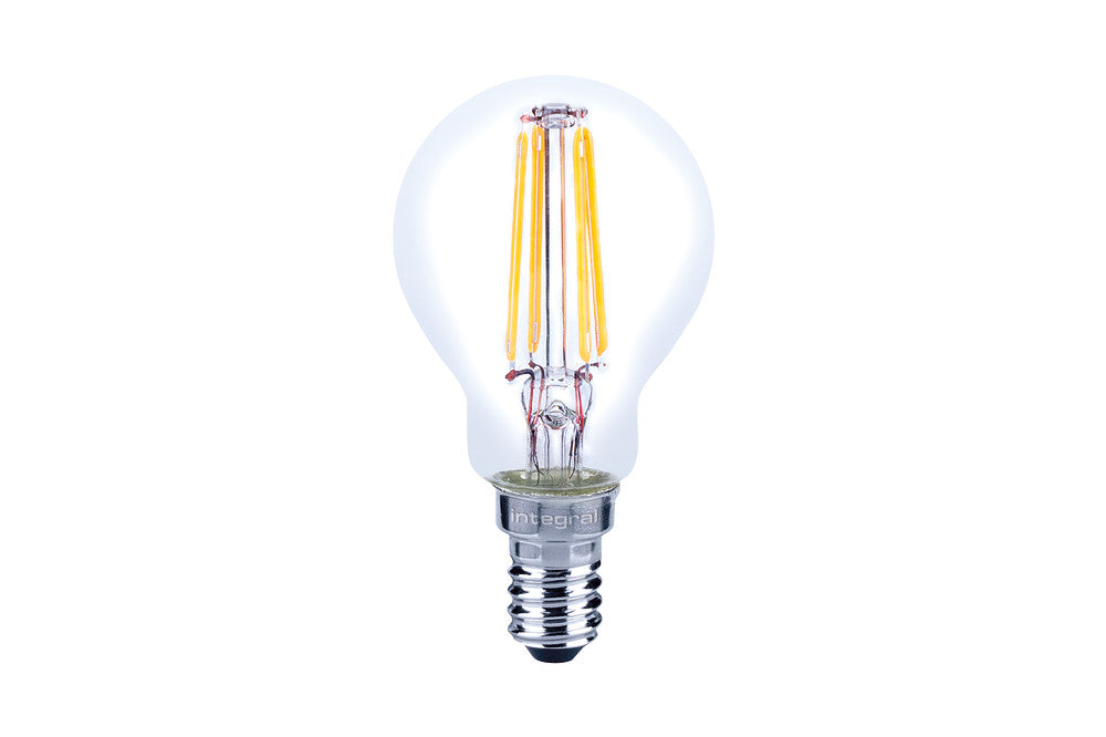 OMNI FILAMENT GOLF BALL BULB E14 470LM 4W 2700K NON-DIMM 300 BEAM CLEAR INTEGRAL