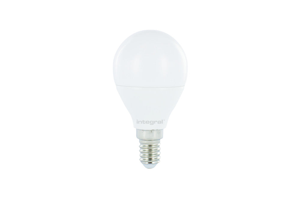 GOLF BALL BULB E14 806LM 7.3W 2700K NON-DIMM 220 BEAM FROSTED INTEGRAL