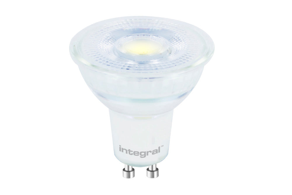 GLASS GU10 BULB 400LM 3.6W 6500K NON-DIMM 36 BEAM INTEGRAL
