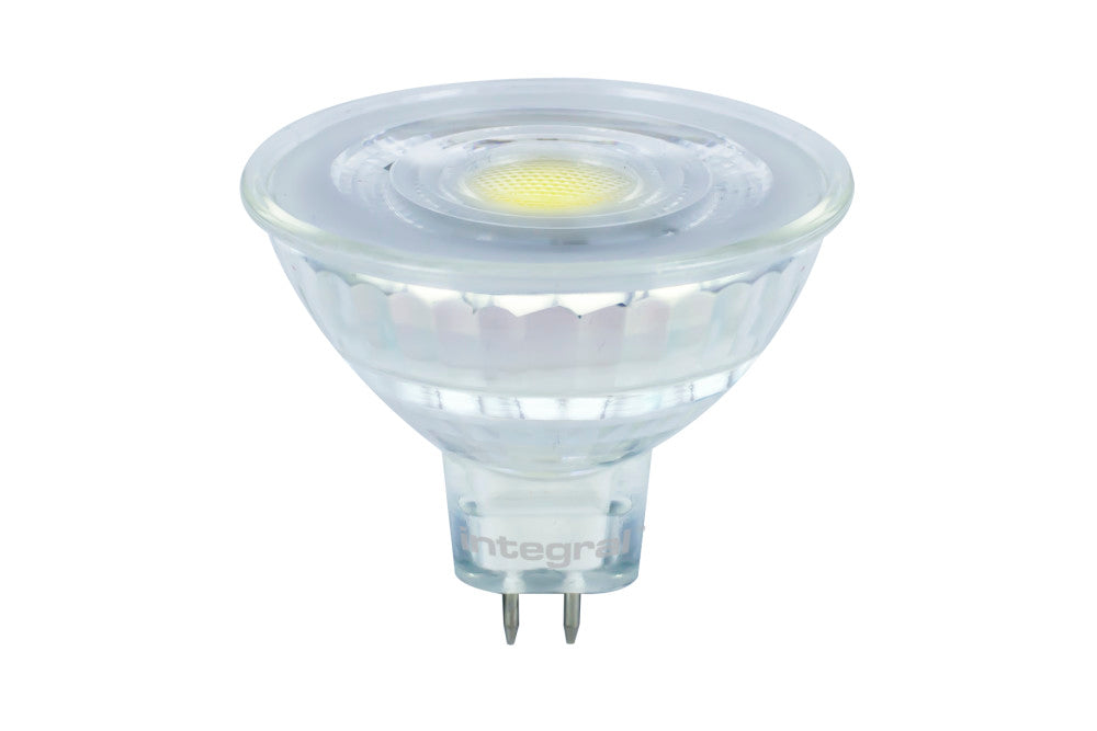 GLASS MR16 BULB GU5.3 470LM 5.2W 4000K DIMMABLE 36 BEAM INTEGRAL