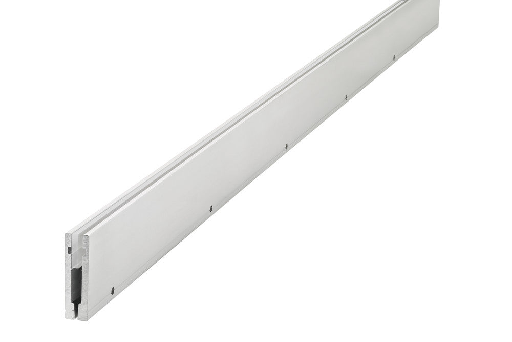 PROFILE ALUMINIUM RECESSED 2M FROSTED DIFFUSER 6.1 X 25MM FOR IP33 8MM WIDTH STRIP INCLUDE 2 ENDCAPS AND 22 SCREWS INTEGRAL
