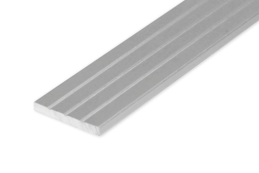 PROFILE ALUMINIUM FLAT PLATE HEAT SINK 2M FOR 2 X 10MM WIDTH STRIP
